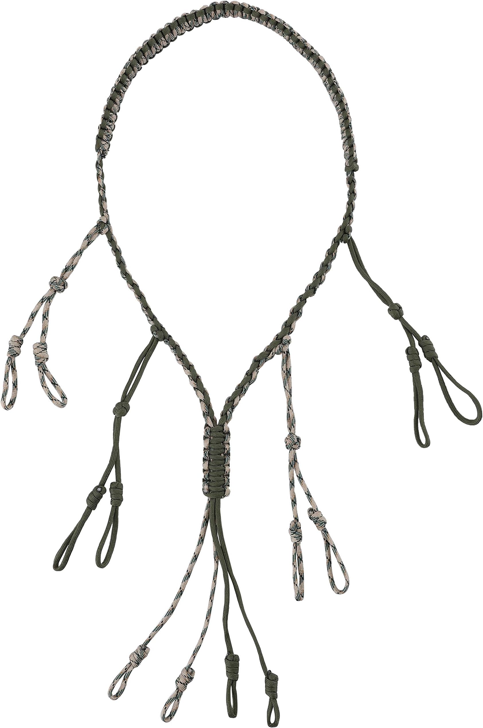 Duck Call Lanyard Paracord Adjustable Loops for Goose Pheasant Waterfowl Predator Game Carrier Duck Carrier Hunting
