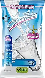 Natu's, Leite de Soja, SoyNatus, Vegano, Sabor Baunilha, 300 Gramas