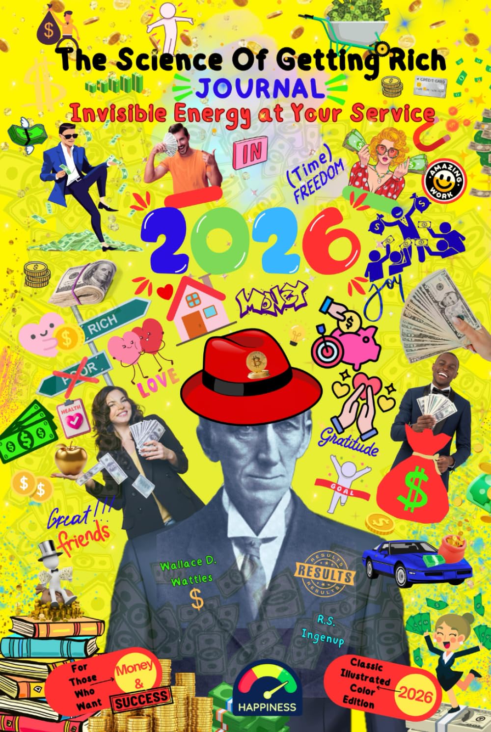 The Science of Getting Rich 2026 Journal - Invisible Energy at Your Service: For Those Who Want Money and Success - Classic Illustrated Color Action Edition