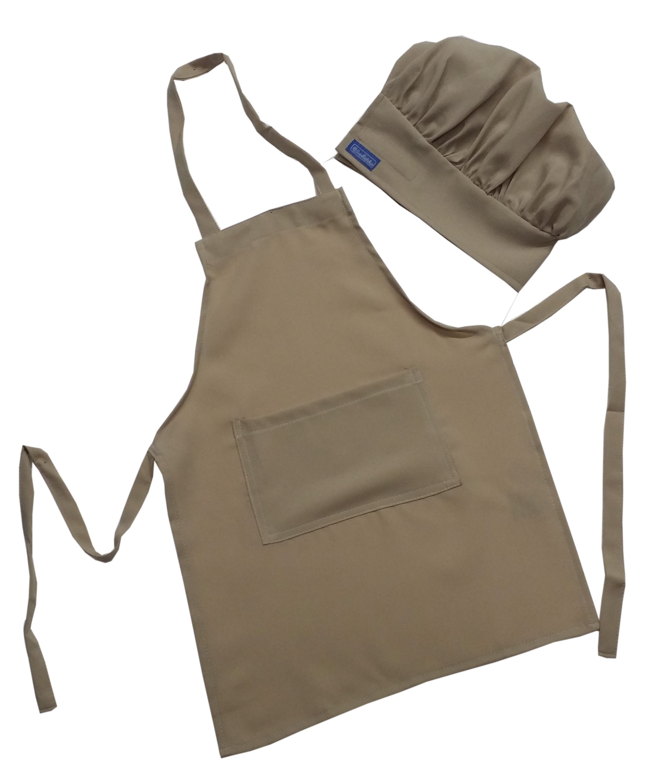 CHEFSKIN SET CHEF APRON + HAT Colorful Soft Ultra Light Weight, Fully Adjustable