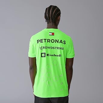 MERCEDES AMG PETRONAS F1 Men's 2024 Team Set Up T-Shirt - Green - Size: XXL