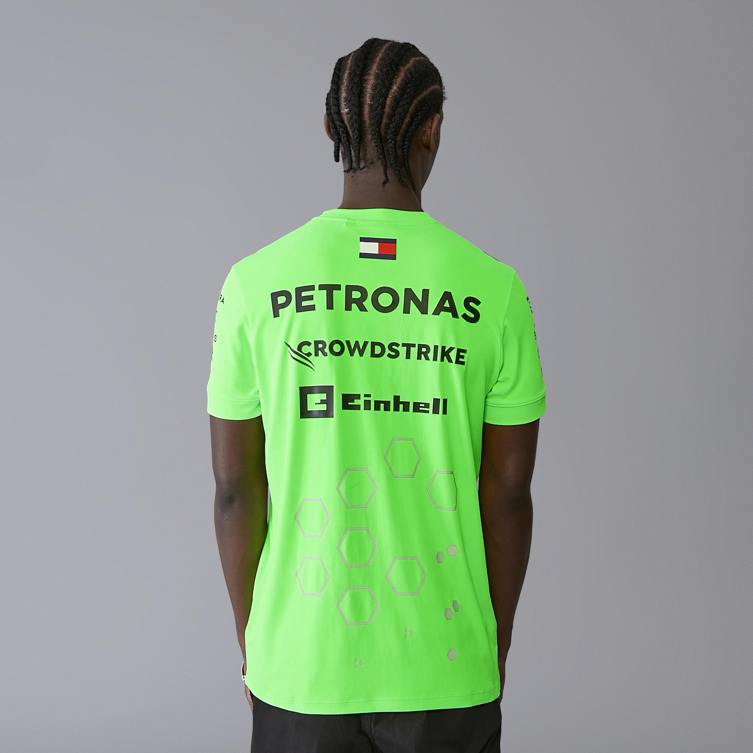 Mercedes AMG Petronas Camiseta F1 Setup para Hombre 2024 - Verde - Tamaño: L