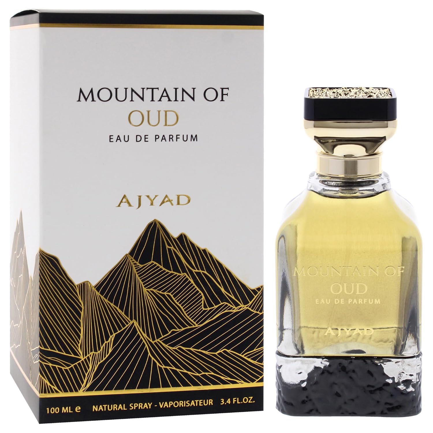 Mountain Of Oud by Ajyad for Men - 3.4 oz EDP Spray