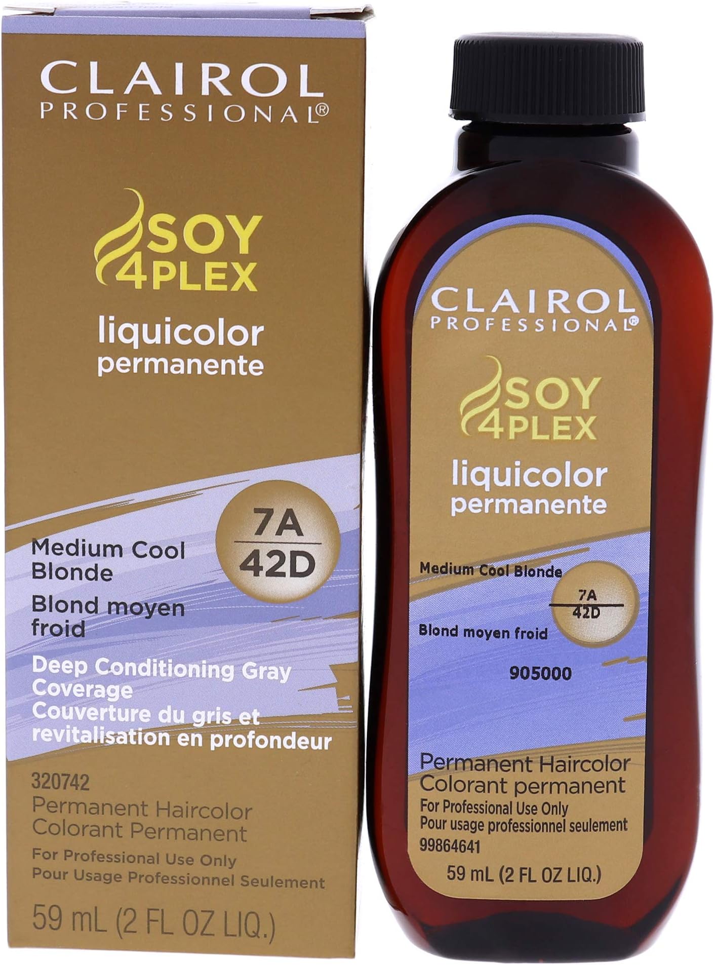 Clairol Professional Permanent Liquicolor for Medium Blonde to Neutral Blonde Hair Color with 100% Gray Coverage | Packaging May Vary