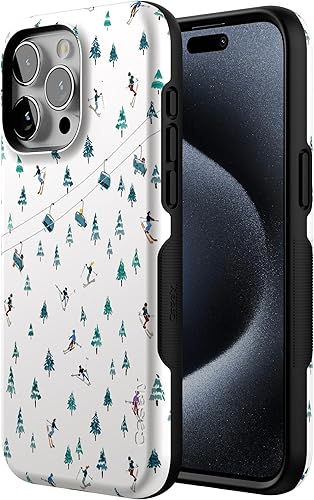 Vista 553 de Casely Funda para iPhone 15 Pro Jardín Secreto Flores mixtas Funda atrevida Compatible con MagSafe y botón de acción Jardín Secreto Floral