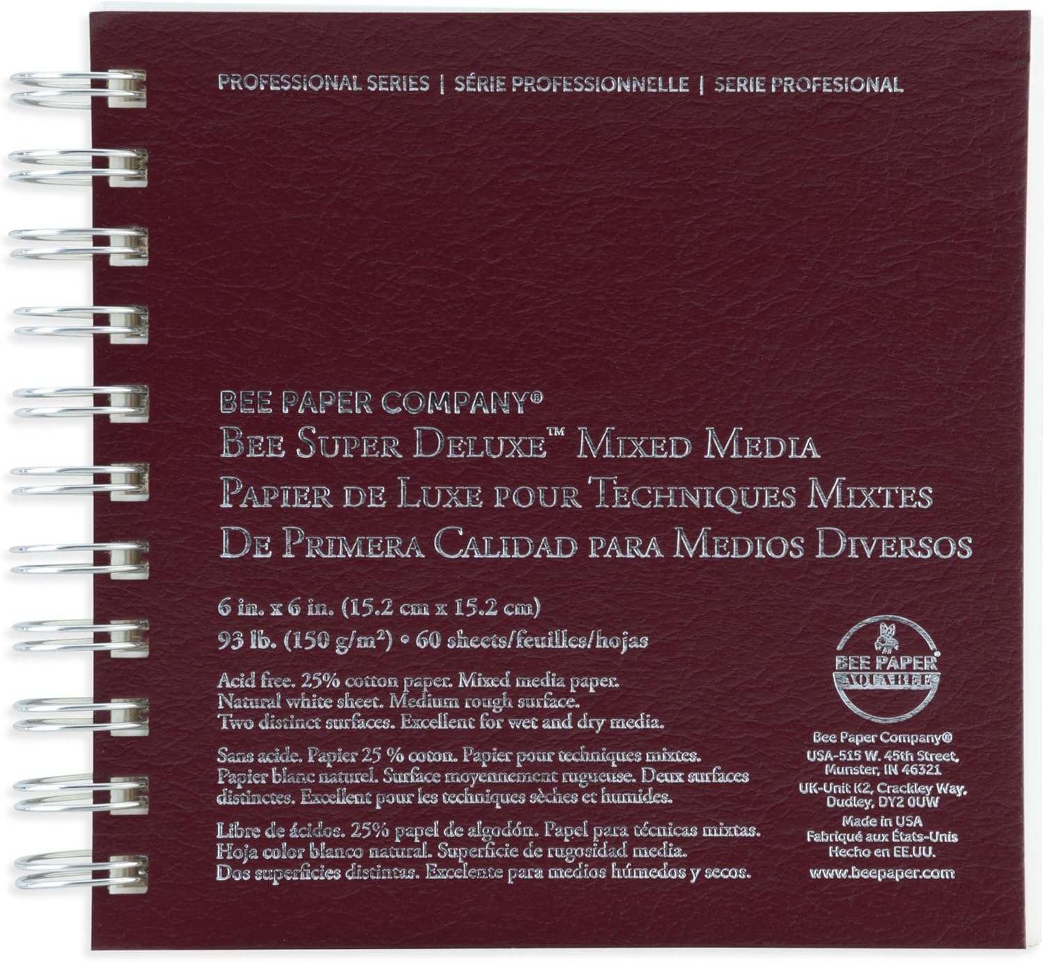 Bee Paper Company Super Deluxe Sketch Book, 18 by 24-Inch, 100 Per Sheet