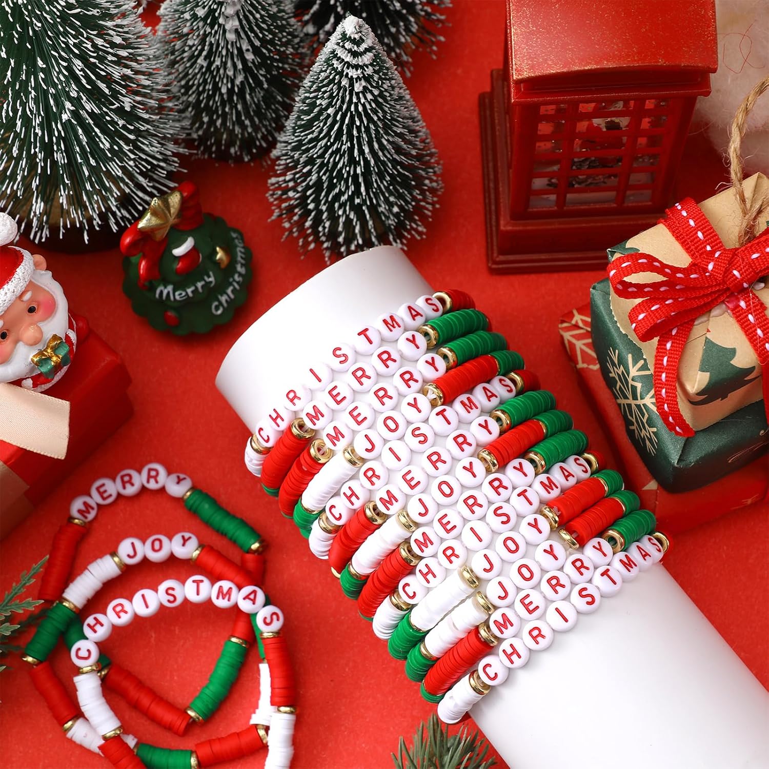 Kenning Mahjong Bracelets Bulk Mahjong Lovers Gifts Stretch Mini-tiles Friendship Beaded Bracelets for Women Party Favors - Image 3