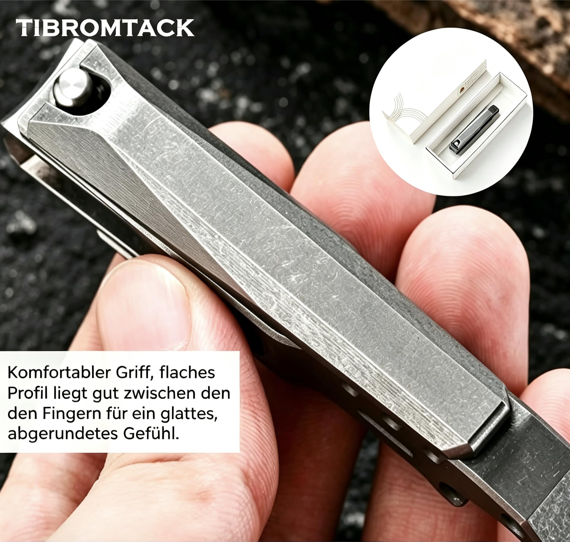 Gr5 Titan Nagelknipser, multifunktionaler Nagelschneider | für Finger- und Zehennägel, leichter rostfreier Nagelknipser mit Flaschenöffner und Schlüsselanhänger