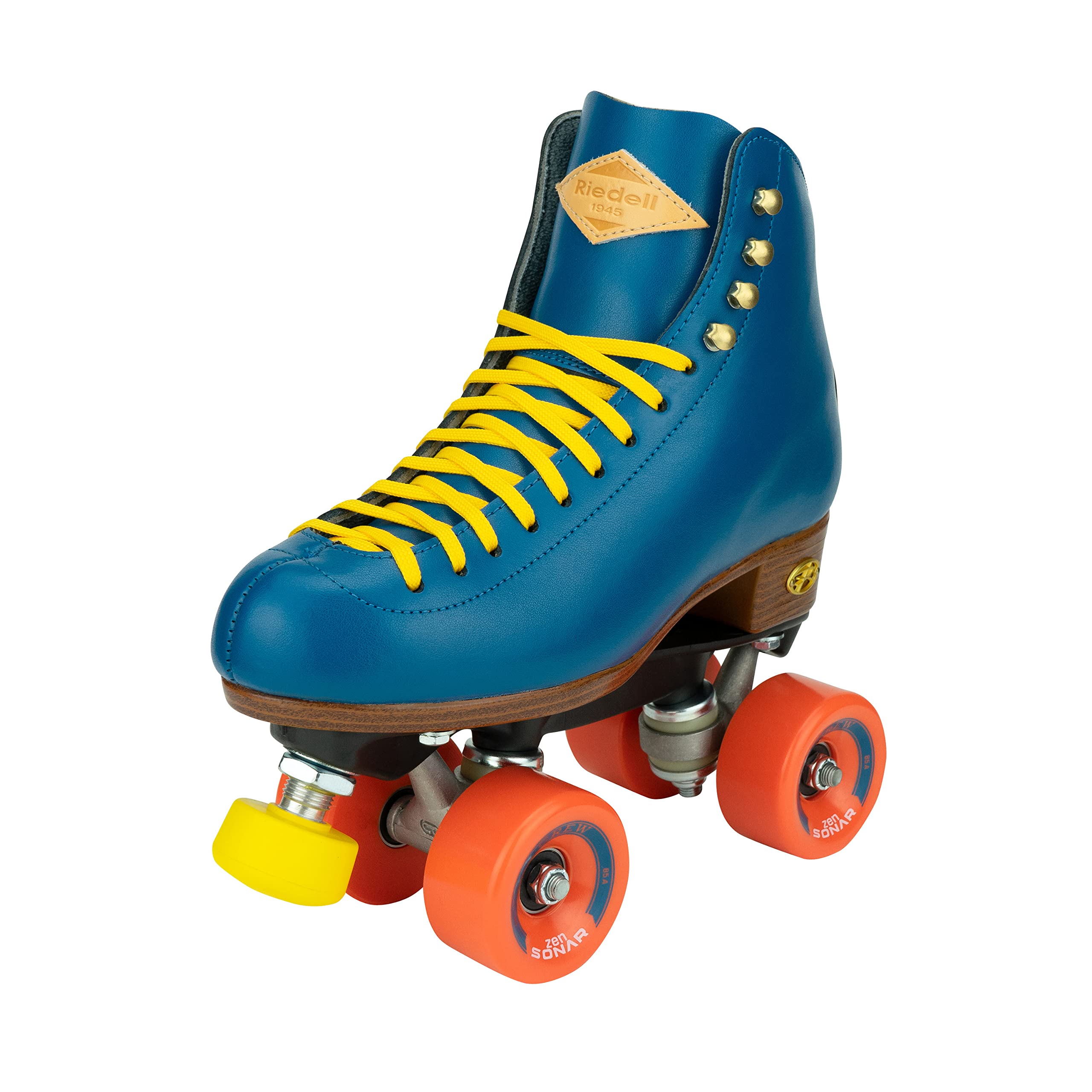 Riedell Crew Roller Skate - Outdoor Quad Roller Skate | Ocean | Size 9