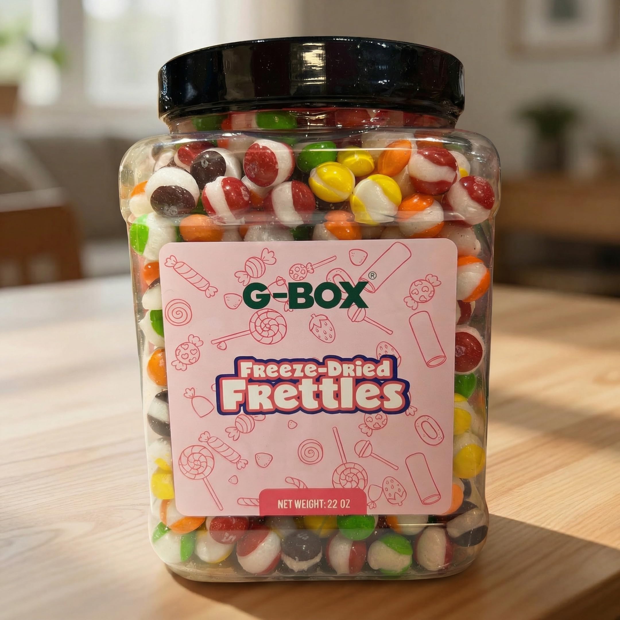 Amazon.com : G-BOX 22 OZ Freeze Dried Candy Frettles, Premium USA