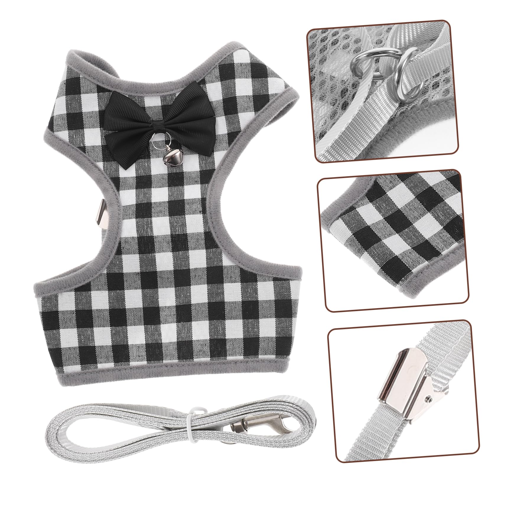 Milisten 4sätze Kaninchenkostüm Mit Leine Und Geschirr Atmungsaktives Verstellbares Bunny Outfit Aus Hochwertiger Für Haustiere Für Kleine Tiere Wie Zwergkaninchen Und Babyhasen
