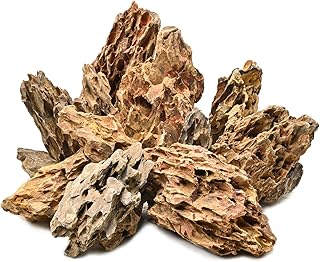 Aquariumsteine 2,3kg Drachenstein für Aquascaping – 5–18 cm Natursteine für Aquarium, Terrarium, Paludarium & Fischbecken-Dekoration