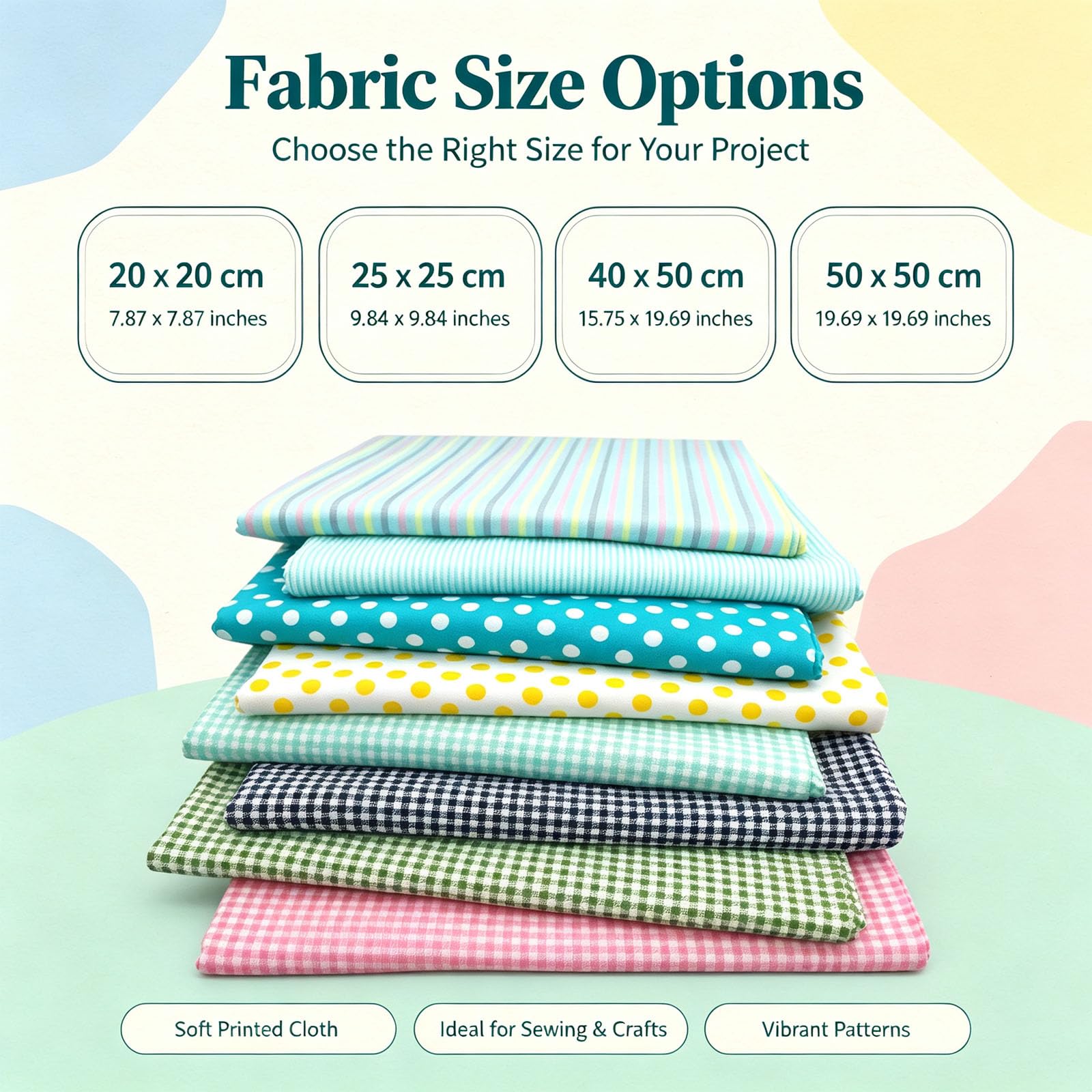 Tessuto di cotone con fiori, 2 m x 160 cm, al metro, per cucito, tessuto