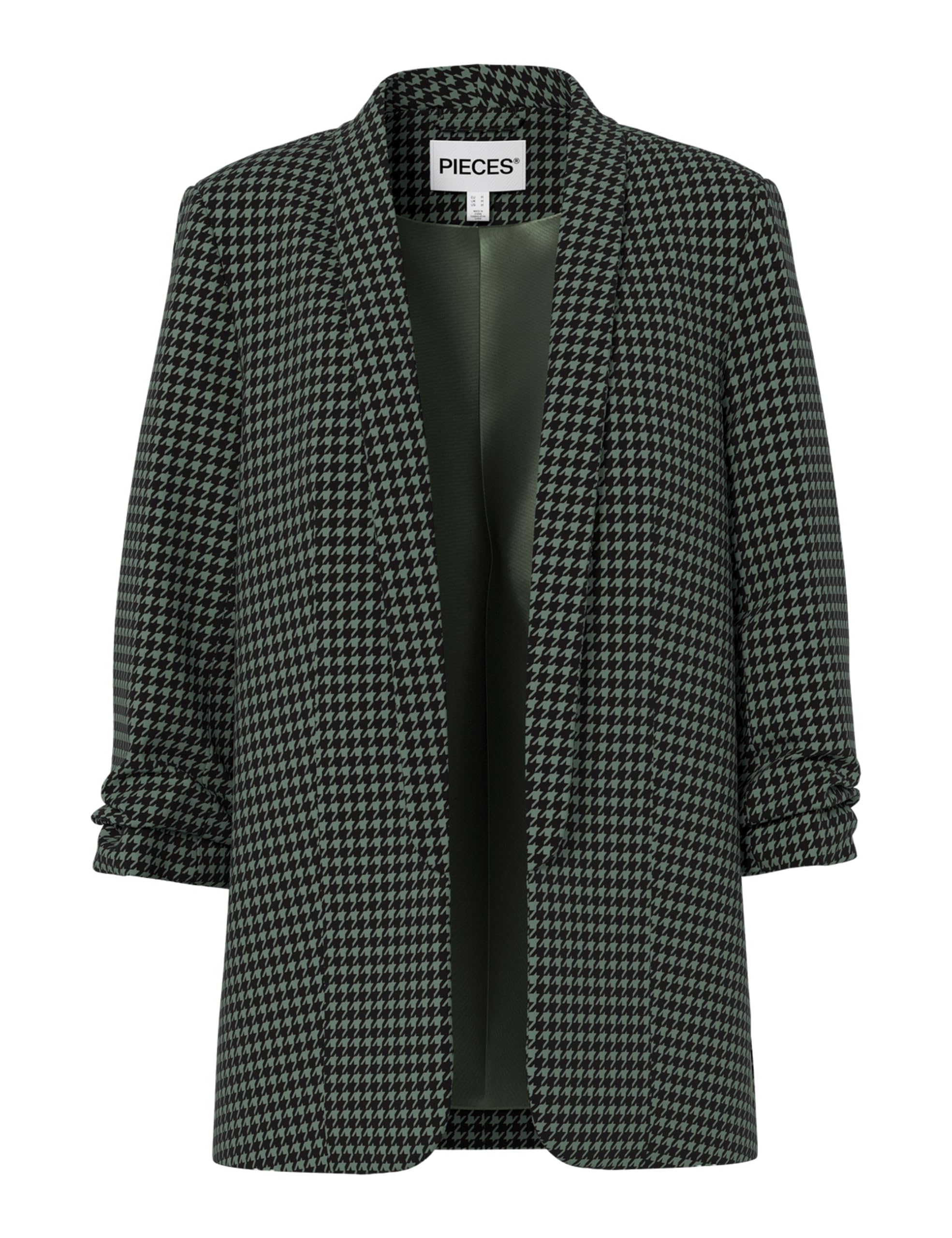PIECES Blazer damski PCBOSELLA 3/4-ARM Print, Duffel Bag, S