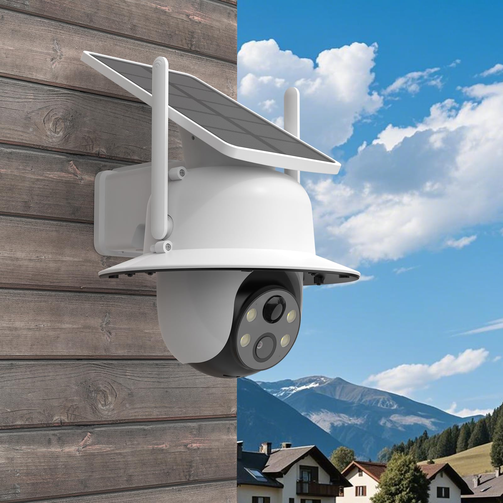 Protection contre la pluie pour caméra de surveillance AOSU 2K/3MP Batterie solaire extérieure (C9C2CA11) (C9C3CA11) – Couvercle de caméra extérieure, protection solaire, accessoire de caméra