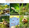 Reptile Heating Mat, Reptile Heat Pad with Temperature Adjustment, Control Terrarium Pet Tank Warmer Mat Pad, Removable Heat Mat for Small Animals Amphibians Turtle Lizard Spider (14W - 15*28cm)