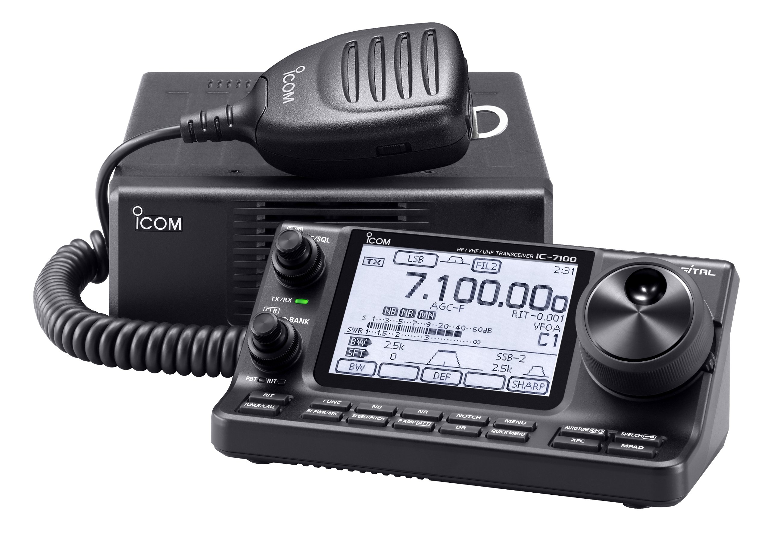 【未使用品】ICOM IC-7100 HF/VHF/UHF トランシーバー Icom IC-7100 HFVHFUHF D-STAR ALL MODE : Amazon.it: Elettronica