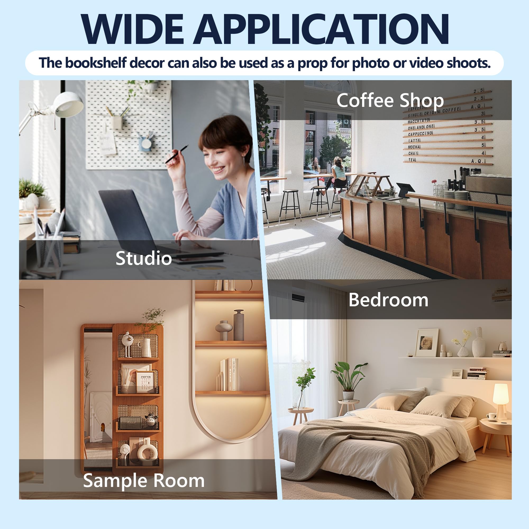 5 Pezzi Libri Decorativi per l'Arredamento Della, Libro Decorativo Di Moda, Libro Finti Decorativi Design per Barre ufficio per Home Office di Arredamento