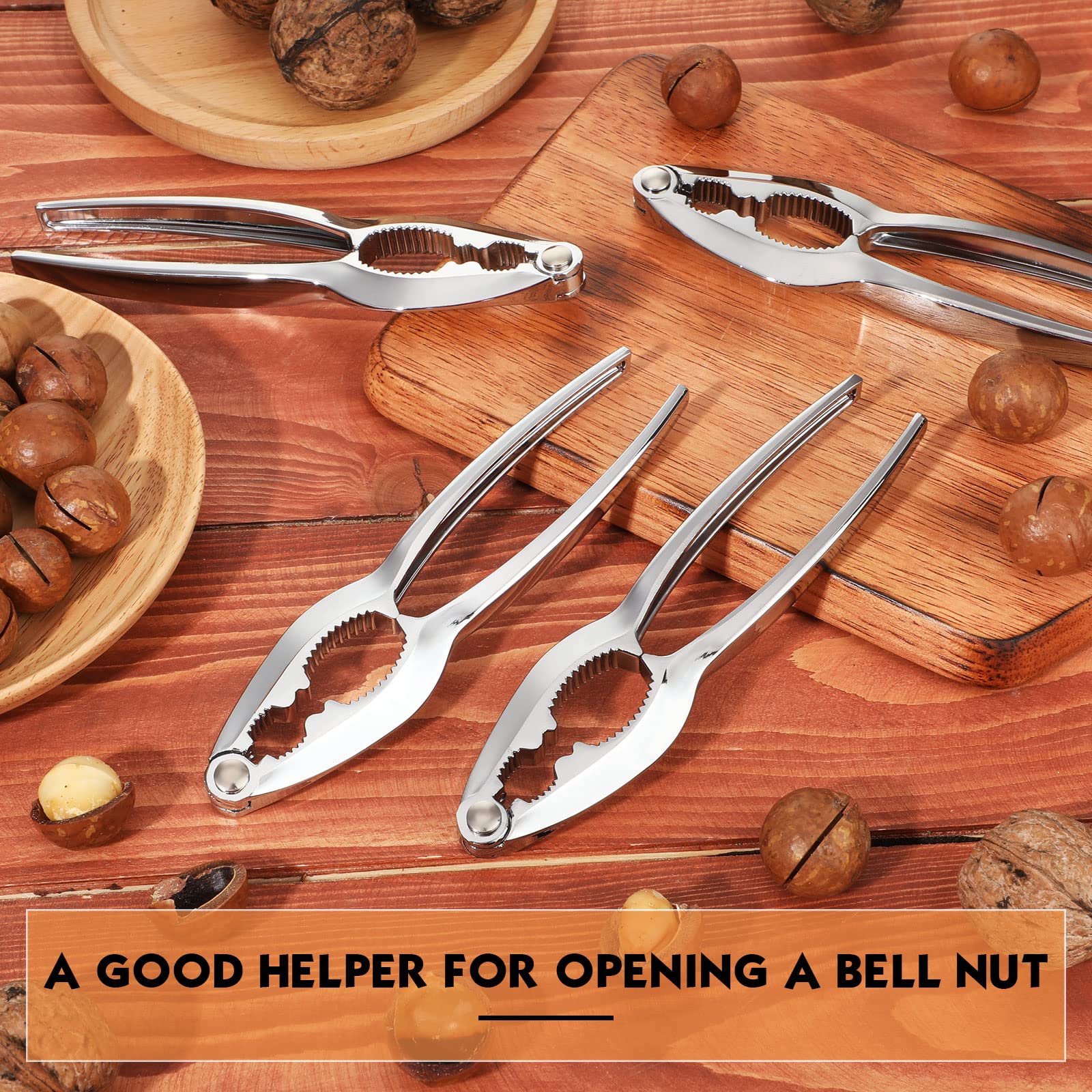 Zhehao Paquete de 30 herramientas para galletas de nueces, a granel, herramientas resistentes para abrir galletas con patas de cangrejo para nueces, mariscos, mariscos, hogar, restaurante, cocina