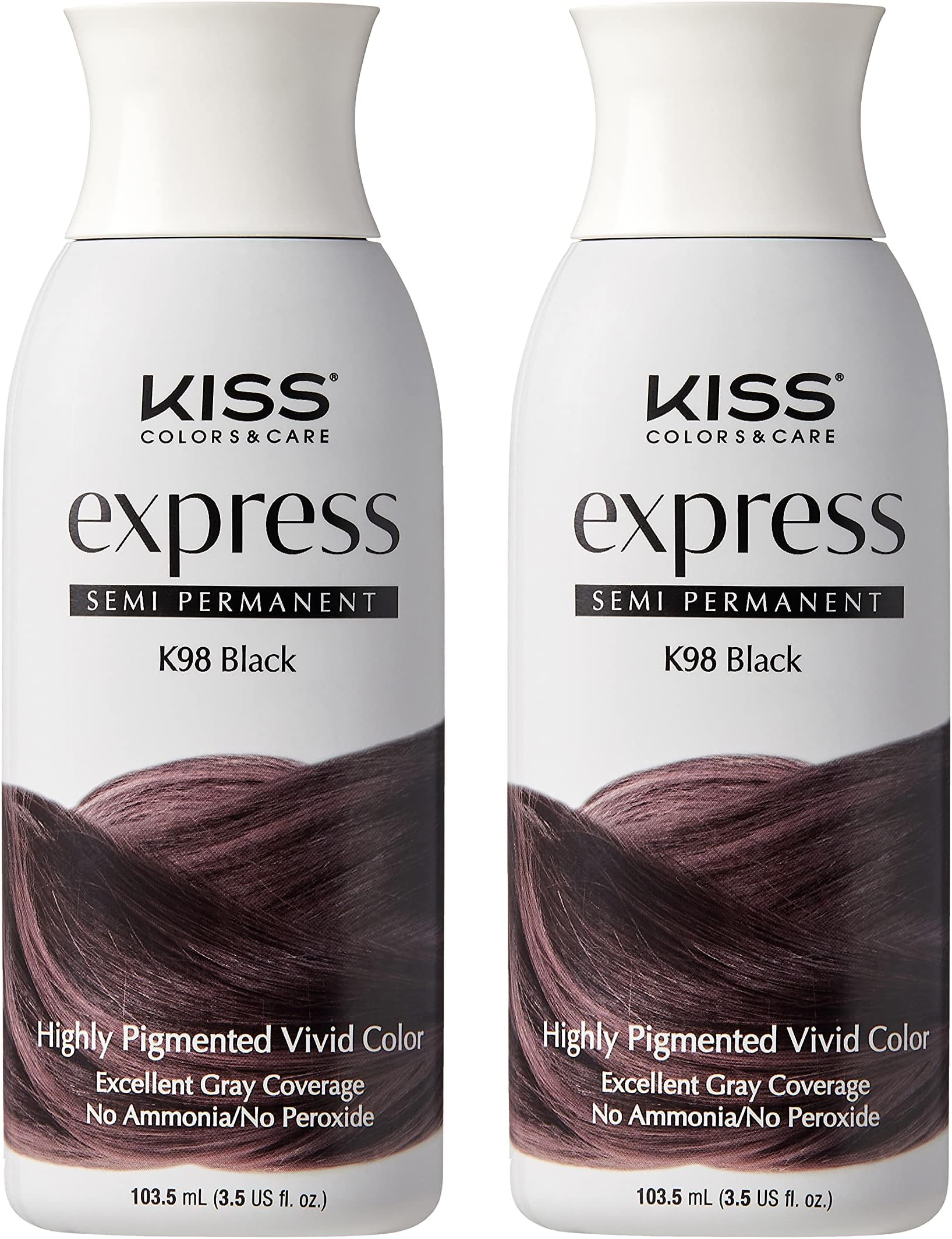 Express Color K98 Semi- Permanent Black 3.5oz (2 Pack)