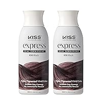 Vista 6 de Kiss Express Color de cabello semipermanente 100mL (3.5 US fl oz) (1 paquete, verde bosque)