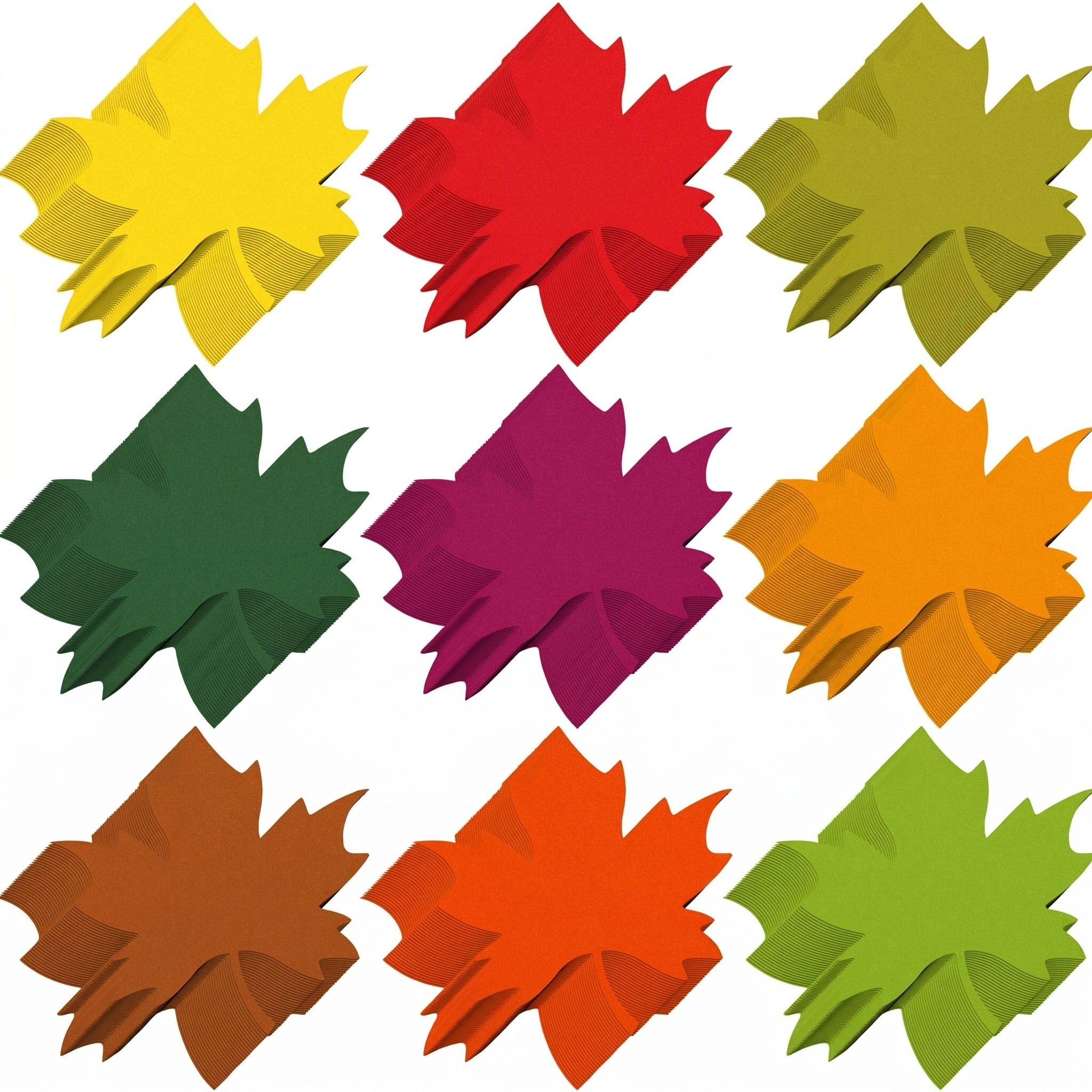 600 Pcs Maple Leaf Cutouts Paper, 1.97'' Fall Die Cuts for Bulletin Board