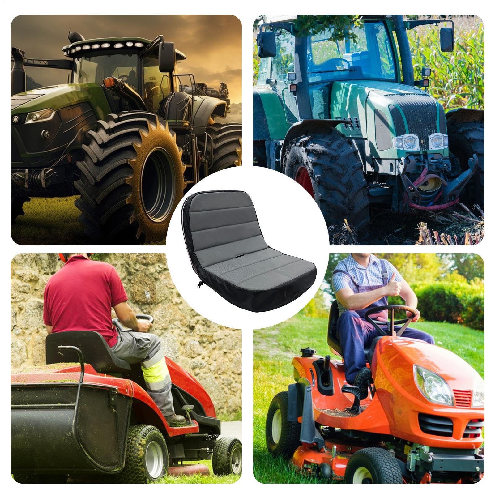 Funda de Asiento para Carretilla elevadora Impermeable | Fundas para Asientos de Tractores agrícolas - Cortacéspedes agrícolas y de conducción, Accesorios para montacargas y Tractores