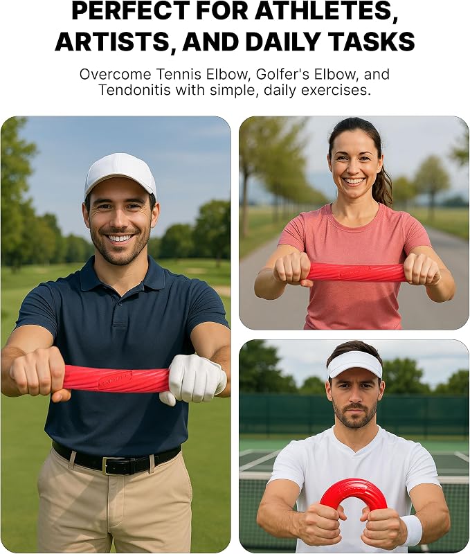 DMoose Flex fizioterápiás gyakorló rúd - TPE anyag, tendinitis és könyökfájdalom kezeléshez