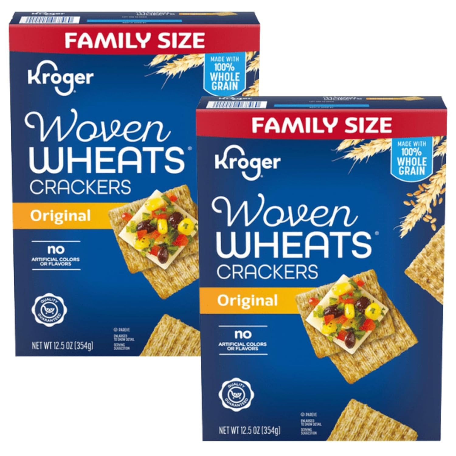 Galletas Woven Wheats de Grano Entero 12.5 oz (Pack de 2)