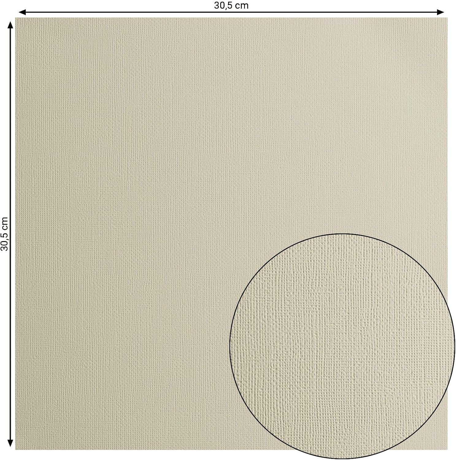 Florence Cardstock Textured - Coloured Card Making Supplies 12 x 12 inch - Grey - 20 Sheets - Coloured Paper for Scrapbooking, Card Making, Die Cutting and Paper Crafts - 216 GSM - Mouse