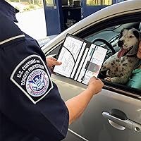 Vista 7 de Tarjetero de alta calidad para registro y seguro de automóvil con cierre magnético, organizador de coche para documentos, tarjetas, licencia (negro)