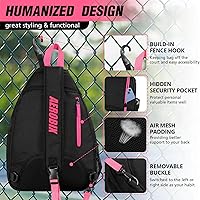 Vista 4 de Bolsa de Pickleball AEROBIX para Mujeres y Hombres, Mochila de Pickle Ball - Cremalleras Mejoradas, Gran Capacidad, Bolsillo Acolchado para Pala