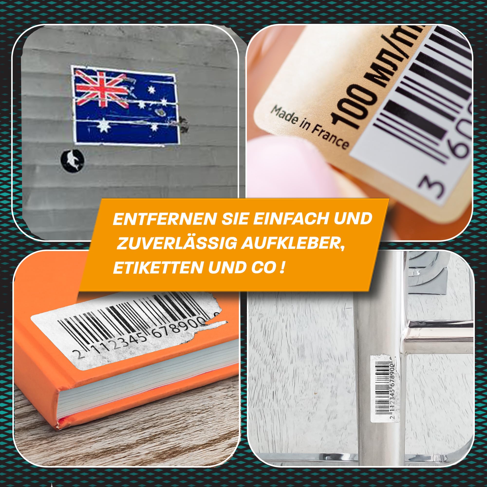 Image secondaire de Spray Détachant Étiquettes Hinrichs 400 ml - Élimine Résidus de Colle sur Toutes Surfaces