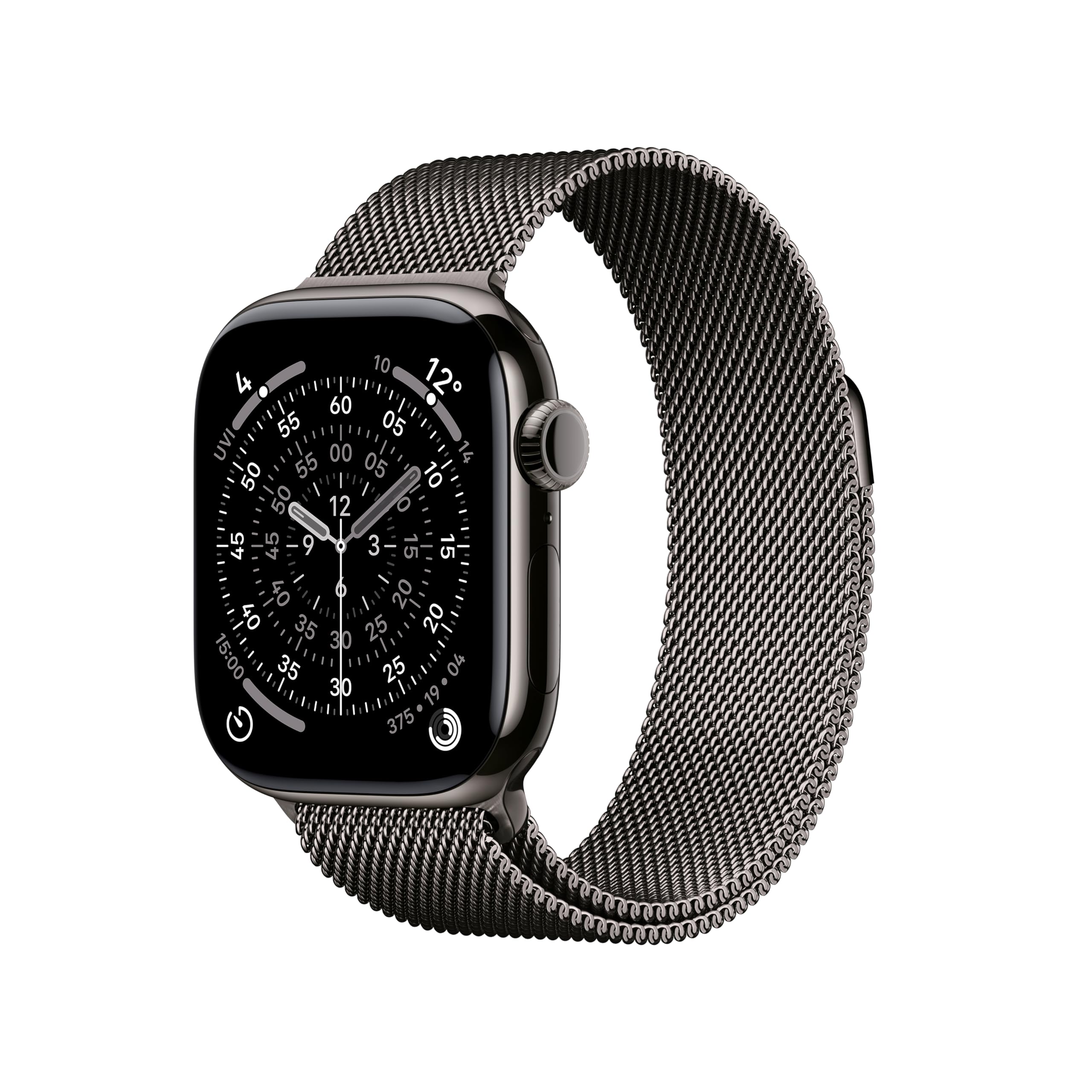 Apple Watch Series 11 GPS + Cellular 42mm Slate Titanium Case with Slate Milanese Loop-image-26