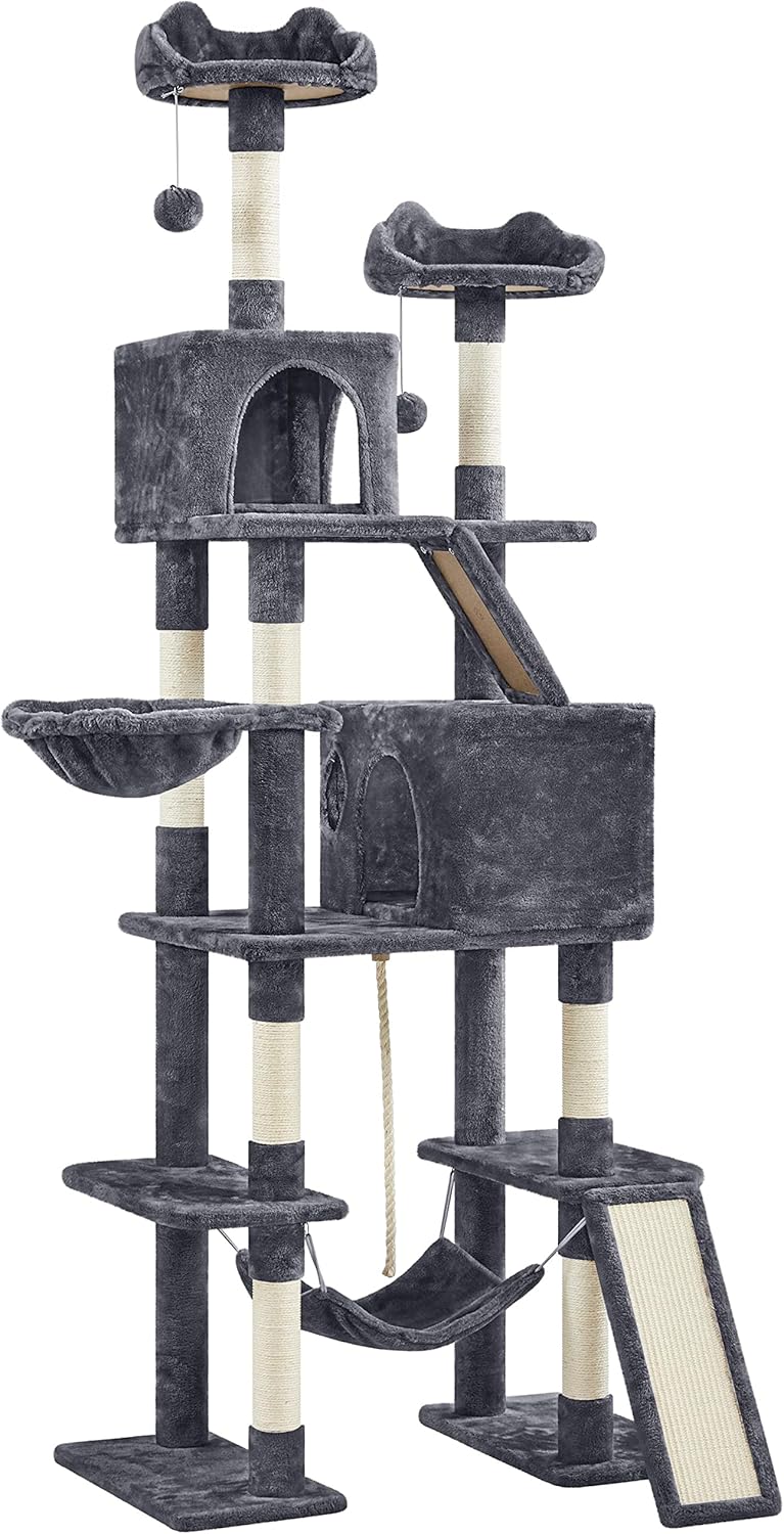 Yaheetech Katzenkratzbaum 206 cm deckenhoch XXL Iceland | Ubuy