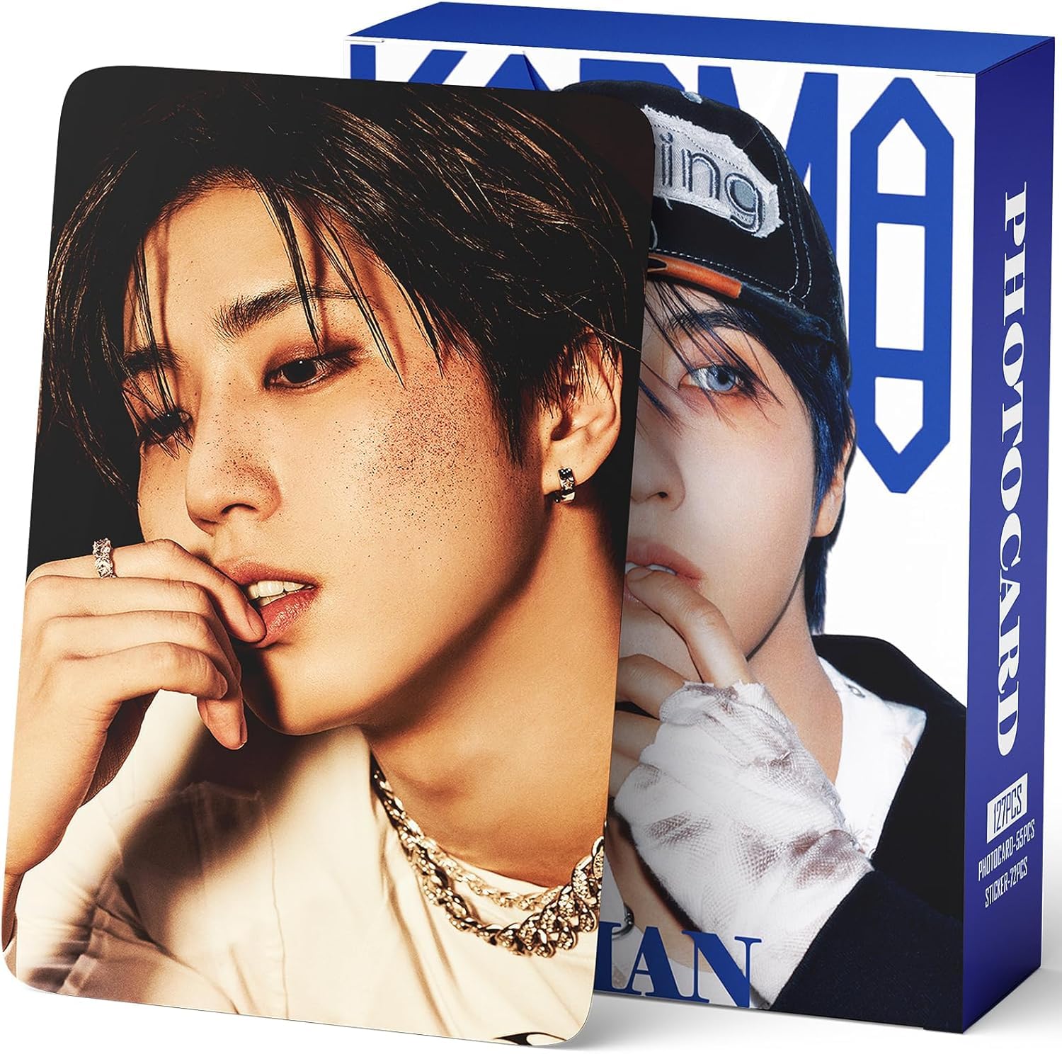 Yuto Photocards 127 PCS KARAMA Photo Cards World Tour Photocards lomo Card Gift Lomo Cards Merch for Boys and Girls (Han KARAMA)