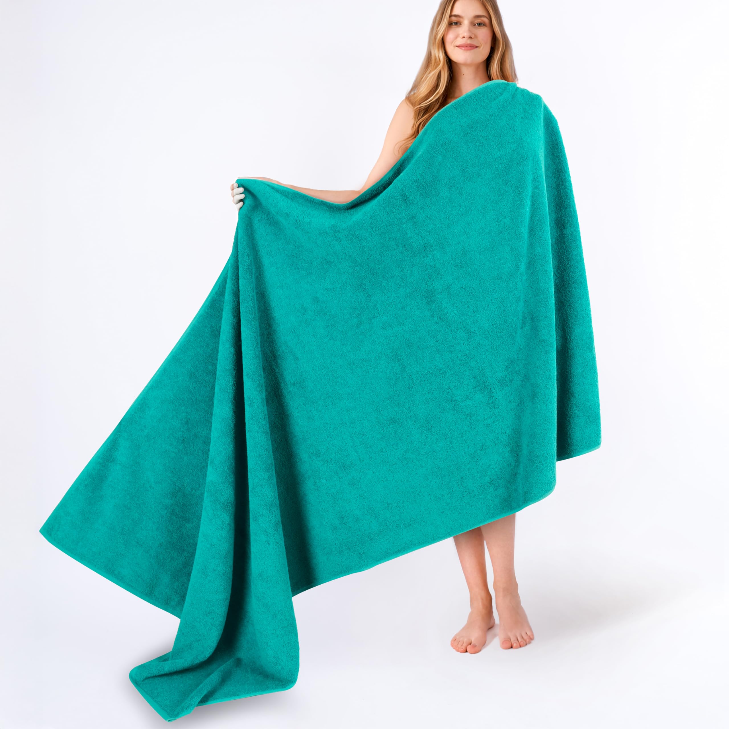 American Soft Linen 100% Cotton Luxury Turkish Towels, 40x80 XL Bath Sheet