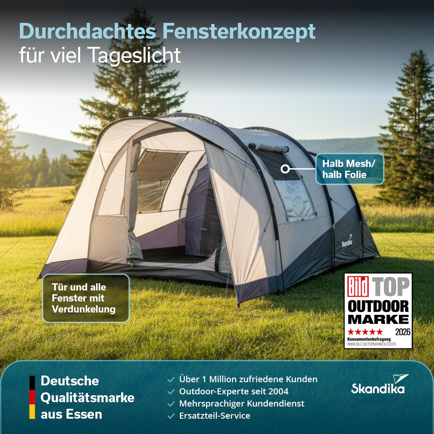 tunnelzelt eingenähter boden Skandika Isken 3 Protect | Campingzelt für 3 Personen, Fenster mit Moskitonetz, Boden, wasserdicht, 3000 mm Wassersäule, mit Canopy Barts Darty Gloves - tektro Color:White frame red tablet