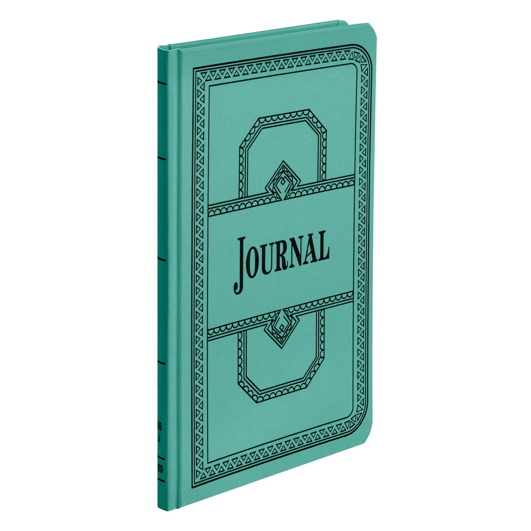 Boorum & Pease66 Series Account Book, Journal Ruled, Green, 150 Pages, 12-1/8" x 7-5/8" (66-150-J)