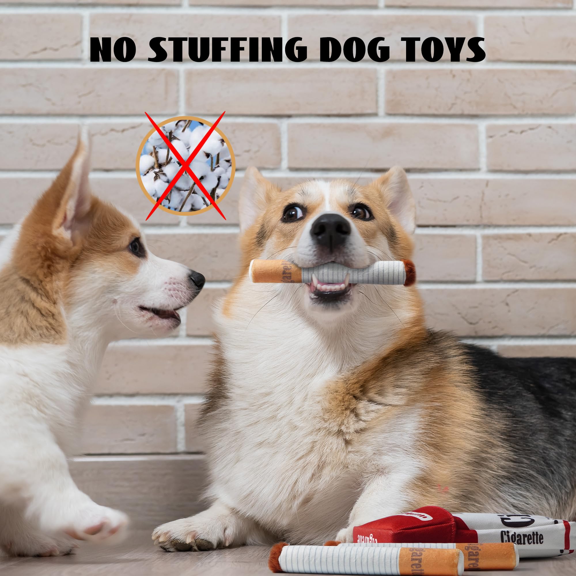 Divertidos juguetes chirriantes: accesorios interactivos para perros y niños sin relleno para entretenimiento, aburrimiento, alivio de la ansiedad, estimulación mental, juguetes para cachorros para