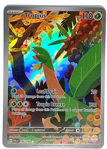 Pokemon - Tropius 195193 - Paldea Evolved - Ilustración Rara - Tarjeta de arte alternativa