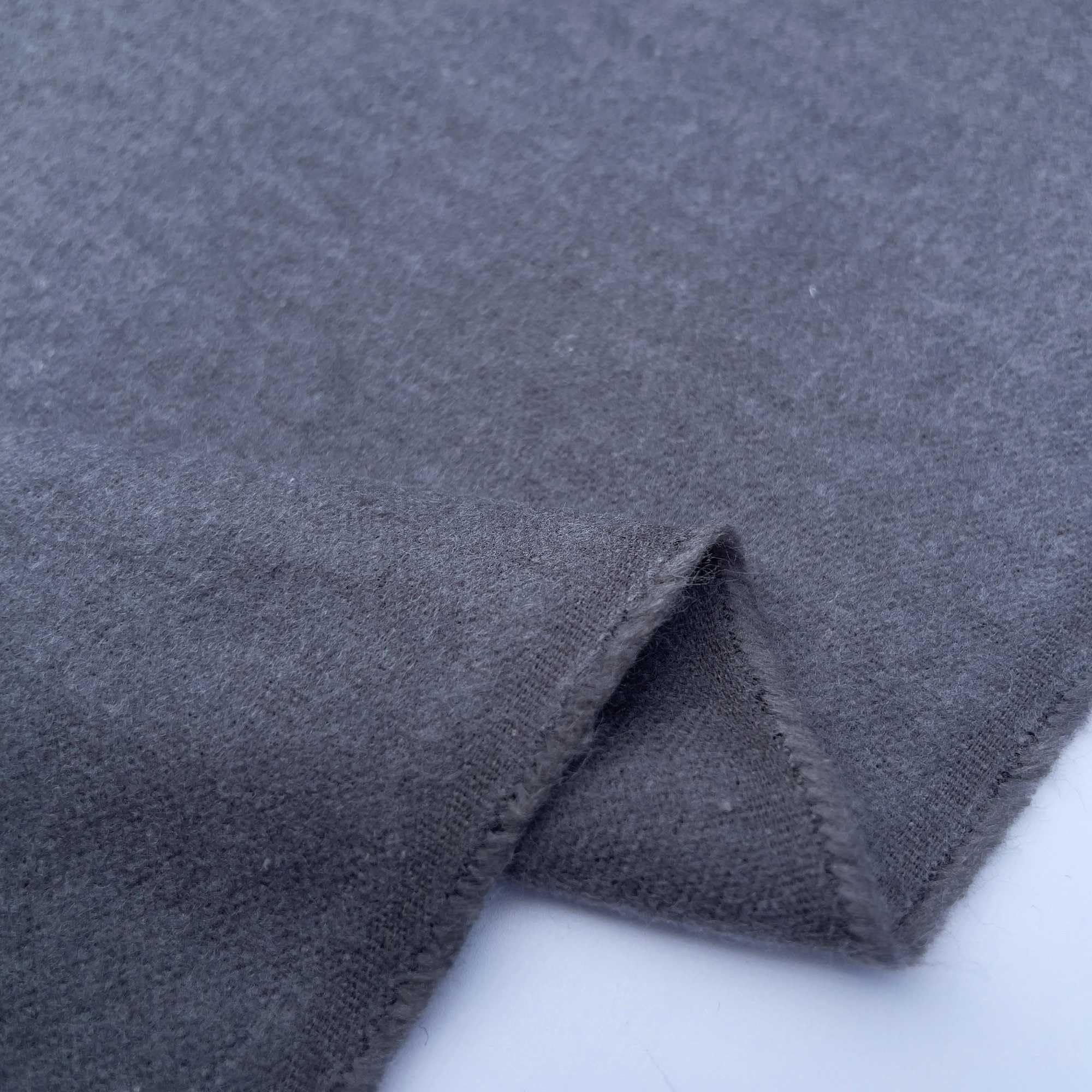 Discover Lifestyle & Fashion Fabrics Grey Woven Plain 100% Brushed Cotton Winceyette Wynciette Soft Flannel Flannelette Fabric | 40" - 105 Cm Wide (Per Metre, )