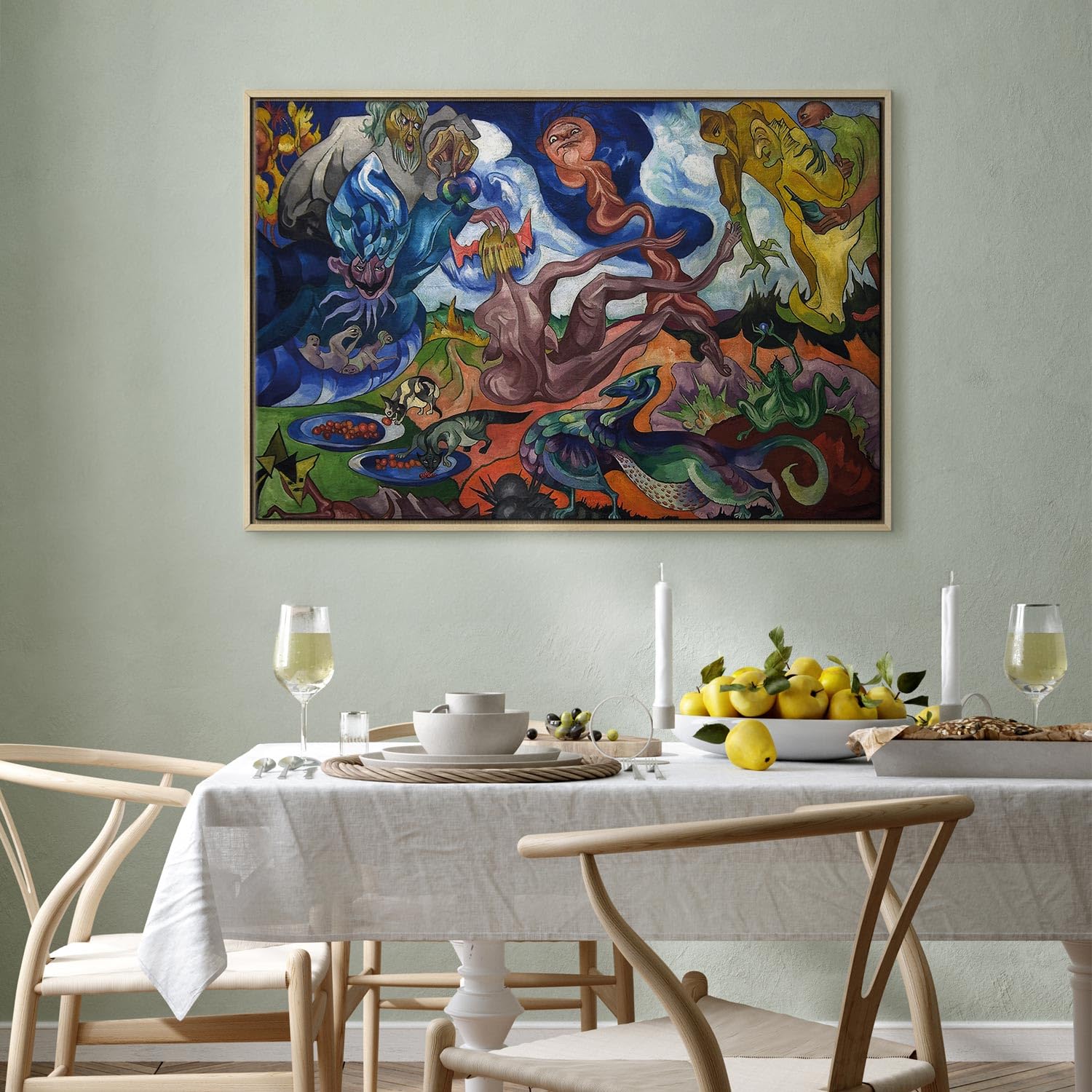 murando - Quadro Fonoassorbente Stanisław Witkacy Creazione del Mondo 60x40 cm 1 Pezzo - Quadri Acustici Grandi - Pannelli Fonoassorbenti Decorativi - Decorazione da Parete Soggiorno l-G-10693-b-a