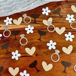 100PCS Love is Brewing Confetti,Bridal Shower Table Decoration for Wedding Bachelorette Party Favors,Engagement Party Decor
