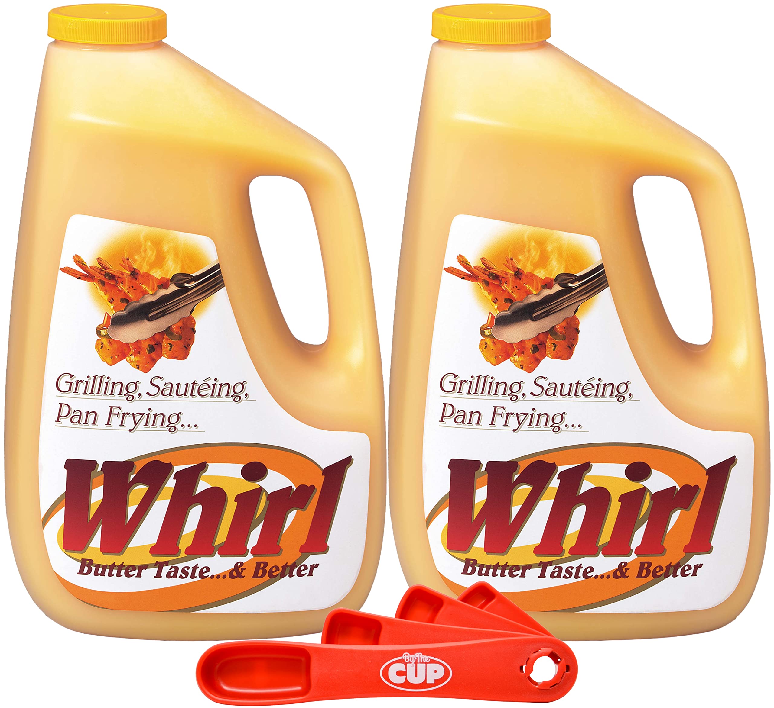 Amazon.com : Whirl Butter Liquid Flavor Oil, 1 Gallon (Pack of 2) with ...
