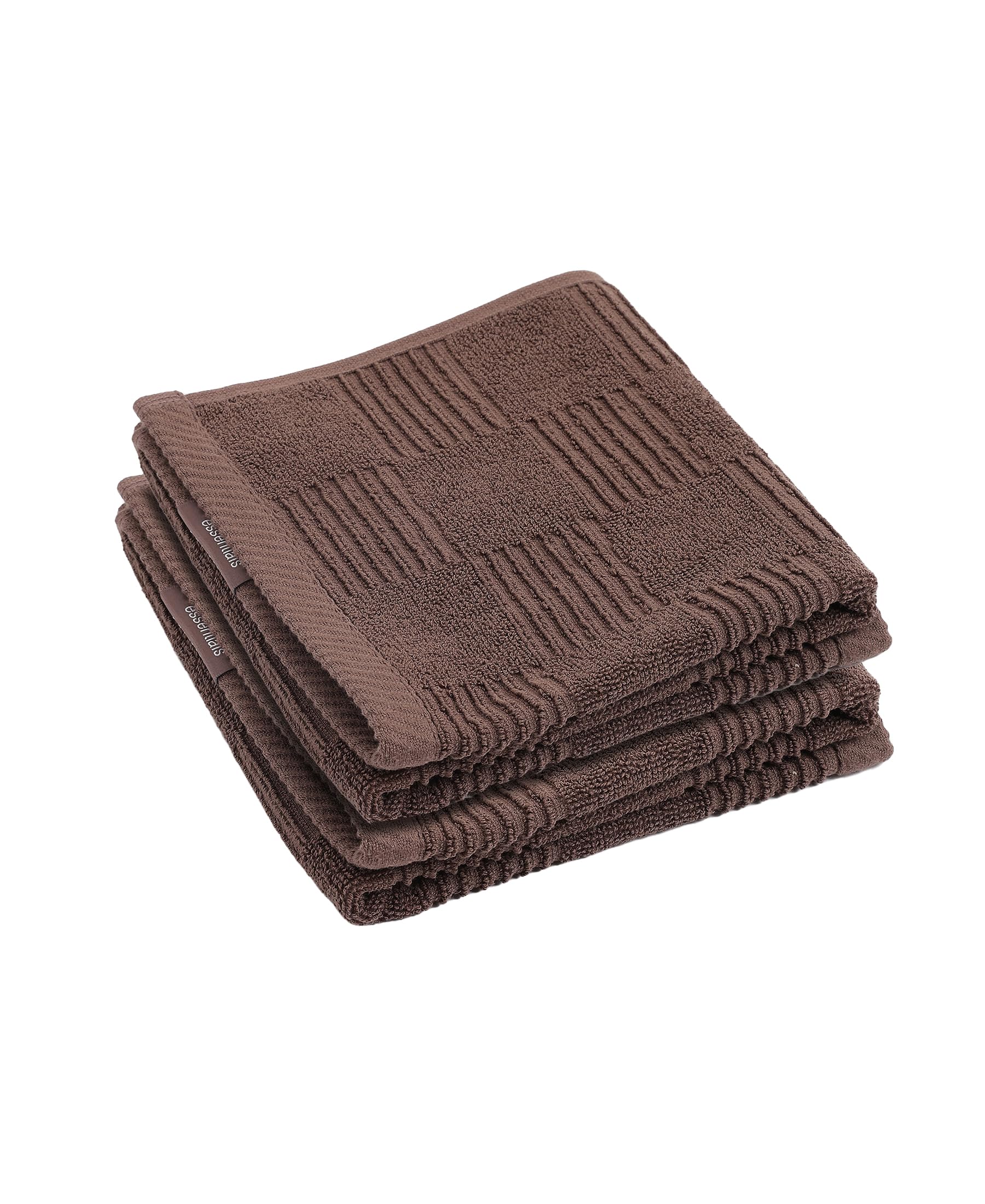 Jockey T202 Men Cotton Terry Ultrasoft and Durable Patterned Hand Towel_(Pack of 2)_Deep Taupe-image-7