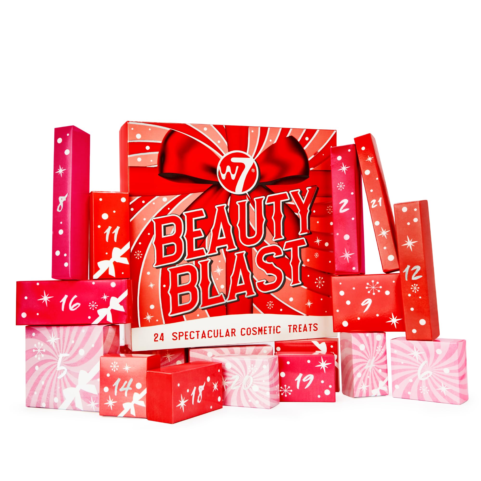 W7 Beauty Blast Makeup Adventskalender 2026 mit 24 Kosmetikprodukten