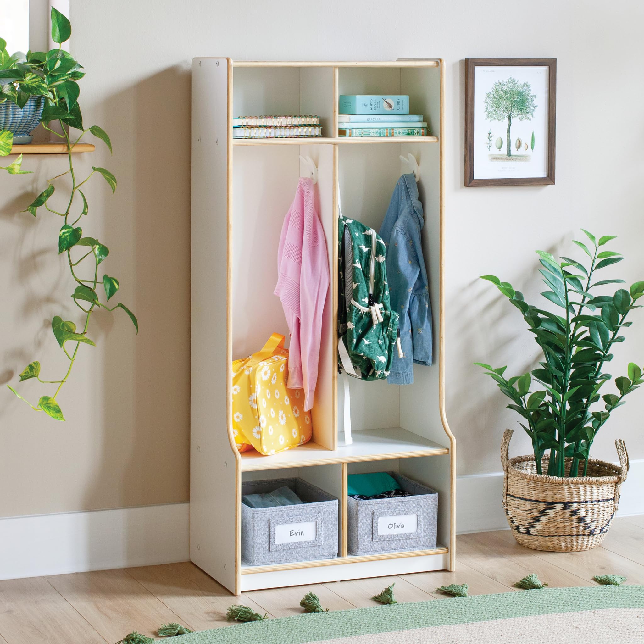 Amazon.com: Guidecraft EdQ 2-Section Wooden Storage Locker with