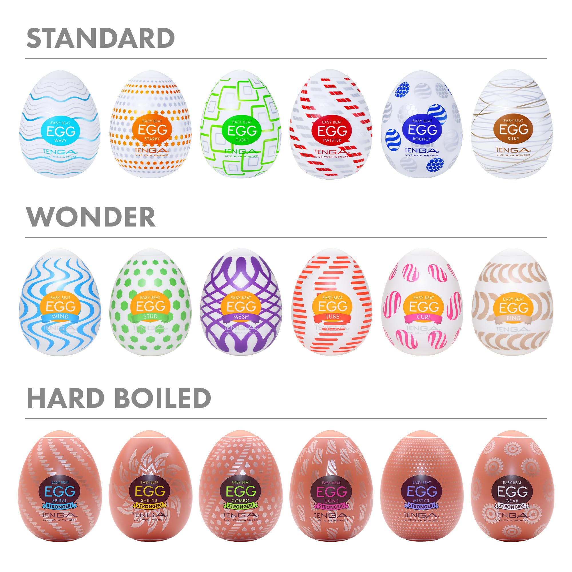 TENGA EGG VARIETY PACK - STANDARD