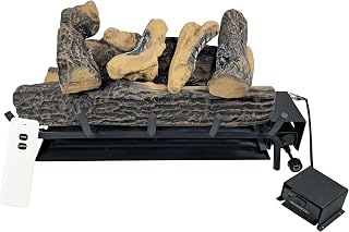 Gas Logs Set with Valve Burner Replacement